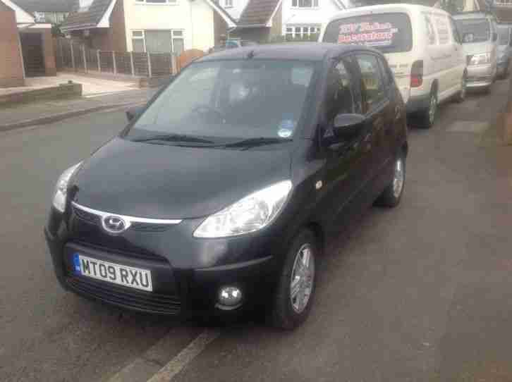 2009 HYUNDAI i10 COMFORT BLACK, A/C, ALLOYS, LOW MILES