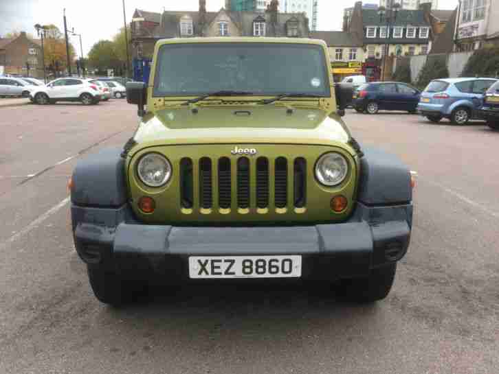 2009 JEEP WRANGLER 2.8 CRD SPORT UNLIMITED GREEN HARD TOP 5DR
