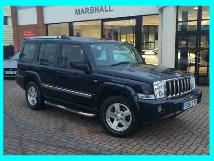 2009 Jeep Commander 3.0 CRD Limited 5dr Auto Diesel Blue Automatic