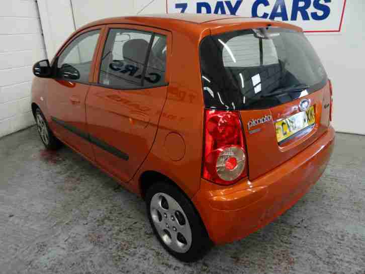 2009 KIA PICANTO CHILL AUTO ORANGE 1.1 PETROL 5 DOOR AUTOMATIC HATCHBACK
