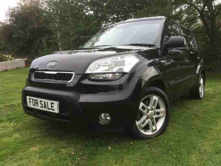 2009 KIA SOUL 2 1.6 CVVT EDT GENUINE 49,000 MILES EBONY RIO CEED C3 BLACK FSH