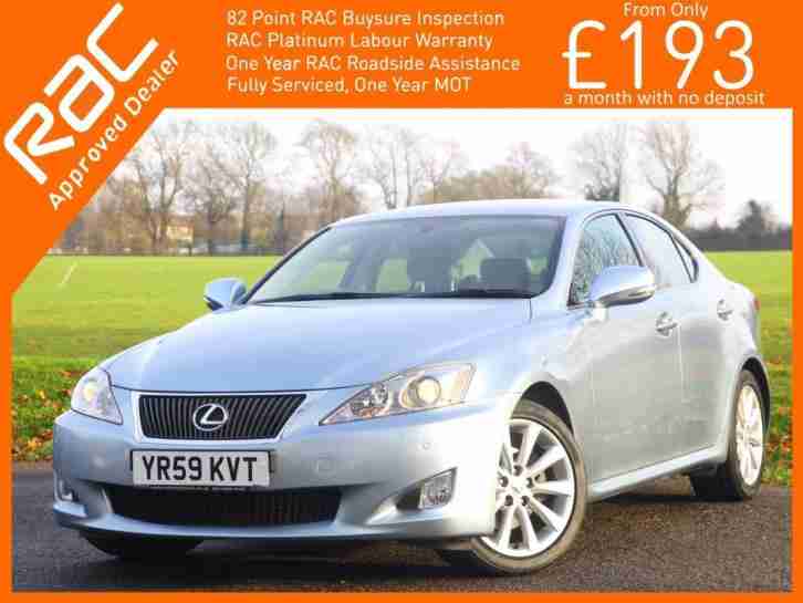 2009 Lexus IS IS250 2.5 SE L 6 Speed Auto Bluetooth Full Leather Heated Cooled S