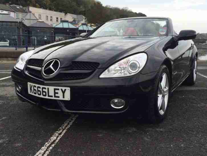 2009 MERCEDES SLK 200 KOMPRESSOR AUTO BLACK