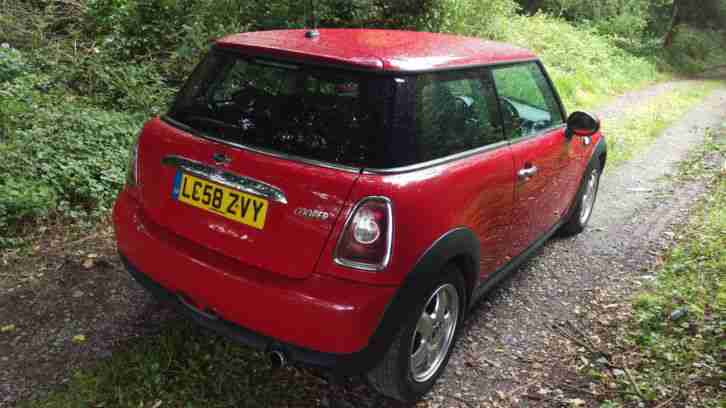 2009 MINI COOPER 1.6 BRILLIANT RED