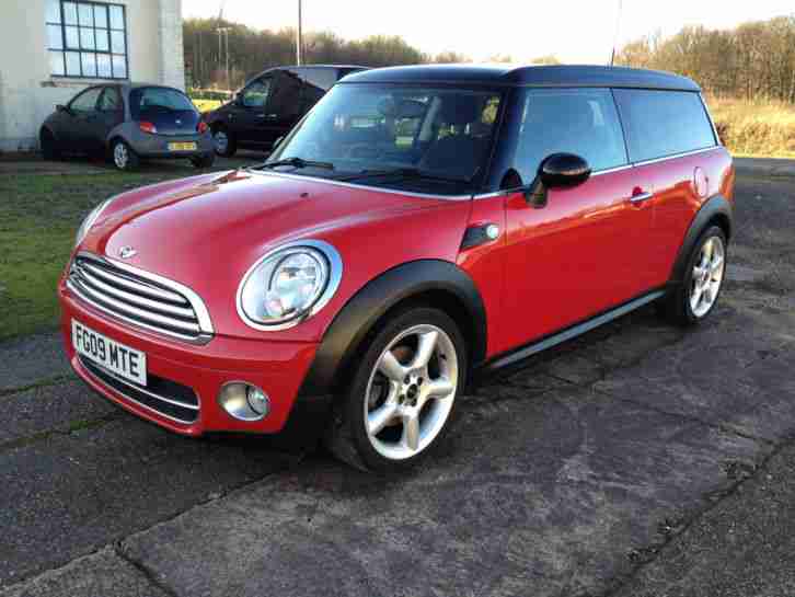 2009 COOPER D CLUBMAN RED