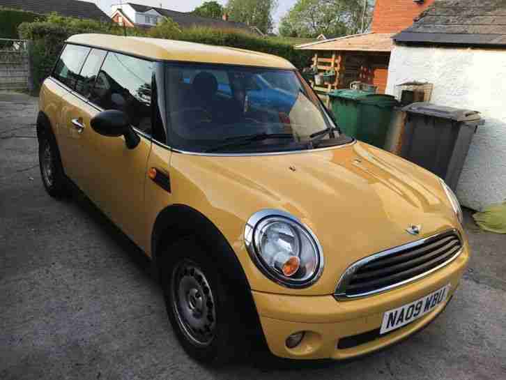 2009 MINI ONE CLUBMAN YELLOW, ESTATE, 1.4