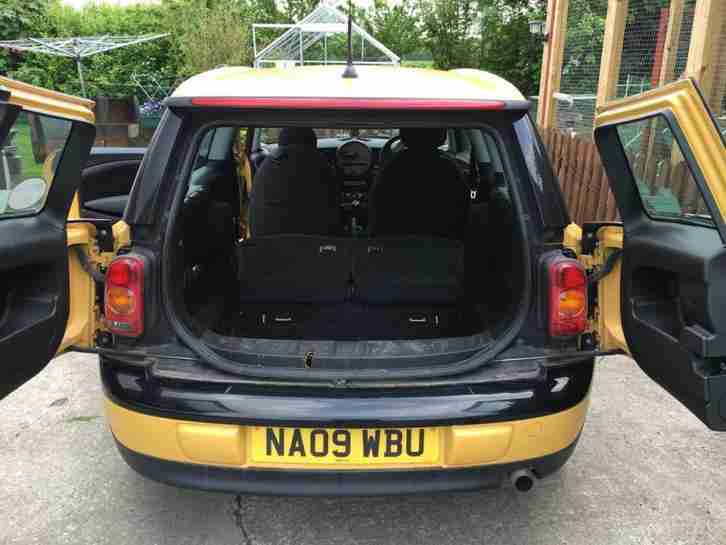 2009 MINI ONE CLUBMAN YELLOW, ESTATE, 1.4