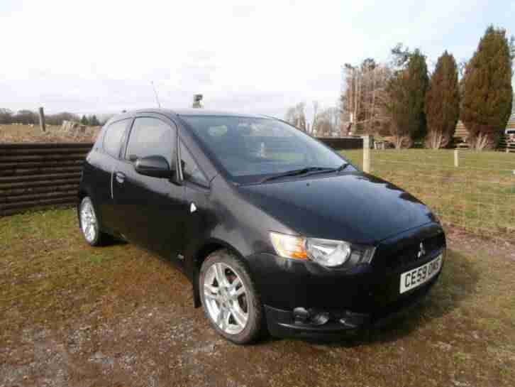 2009 MITSUBISHI COLT CZ2 BLACK, 3 door, low mileage, 2 lady owners