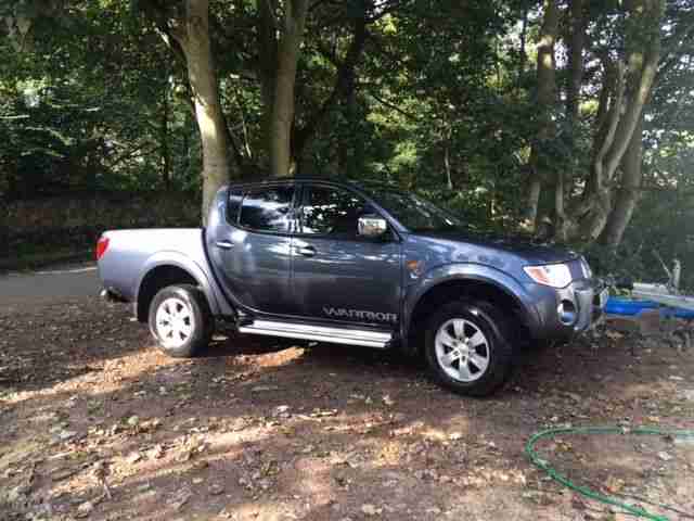 2009 MITSUBISHI L200 WARRIOR D C 4WD GREY 59 Plate 18,000 Miles Only