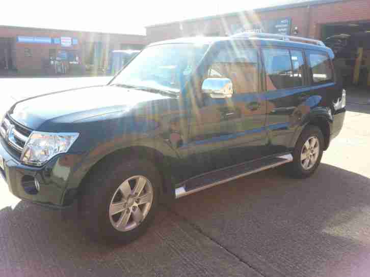 2009 MITSUBISHI SHOGUN EQUIPPE DI-D LWB A GREEN 3.2 DIESEL AUTOMATIC