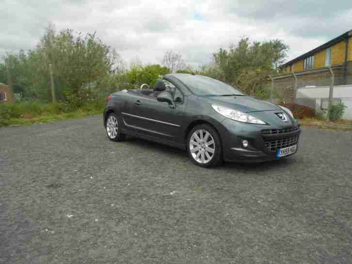 2009 PEUGEOT 207 GT COUPE CABRIOLET 1598cc Turbo Petrol Manual 5 Speed 2 Door