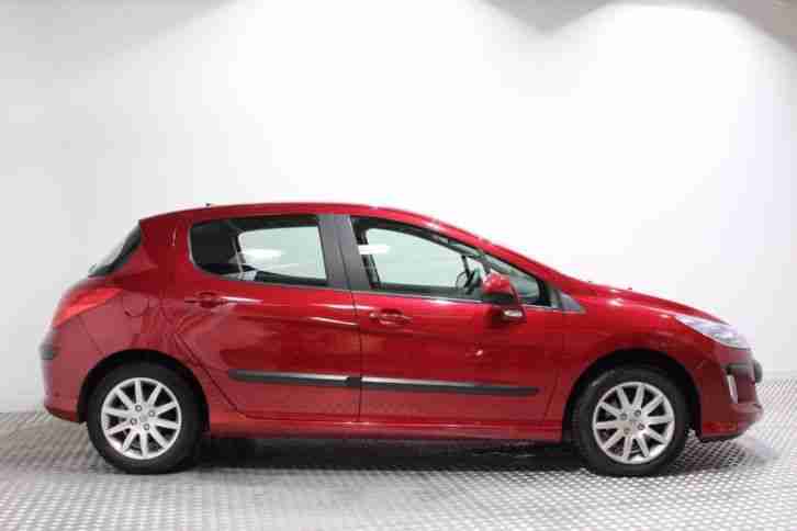 2009 Peugeot 308 1.4 VTi Verve 5dr Petrol Red Manual