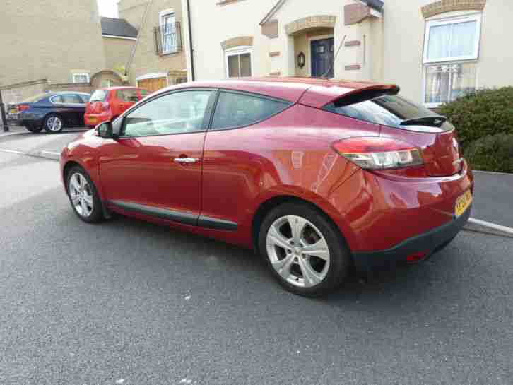 2009 RENAULT MEGANE DYNAMIQUE 1.5 DCI, DIESEL MANUAL, 3 DOOR COUPE, METALLIC RED