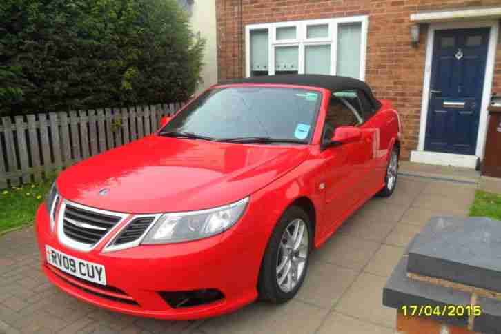 2009 SAAB 9-3 VECTOR SPORT TTID RED