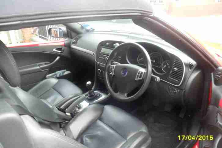 2009 SAAB 9-3 VECTOR SPORT TTID RED