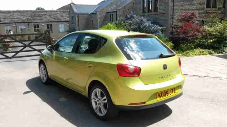 2009 SEAT IBIZA SPORT 1.4 16V YELLOW 27K MILES