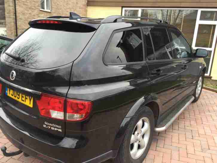 2009 SSANGYONG KYRON 2.7SPR 4WD AUTO BLACK DIESEL