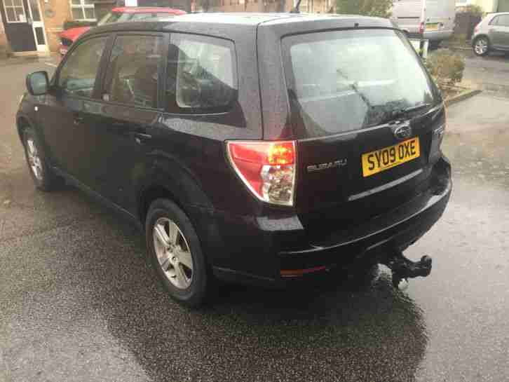 2009 SUBARU FORESTER X BOXER D 4WD BLACK NO RESERVE PRICE