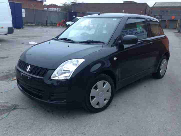 2009 SUZUKI SWIFT GL 3DR BLACK DAMAGED SALVAGE NOT SPARES OR REPAIRS