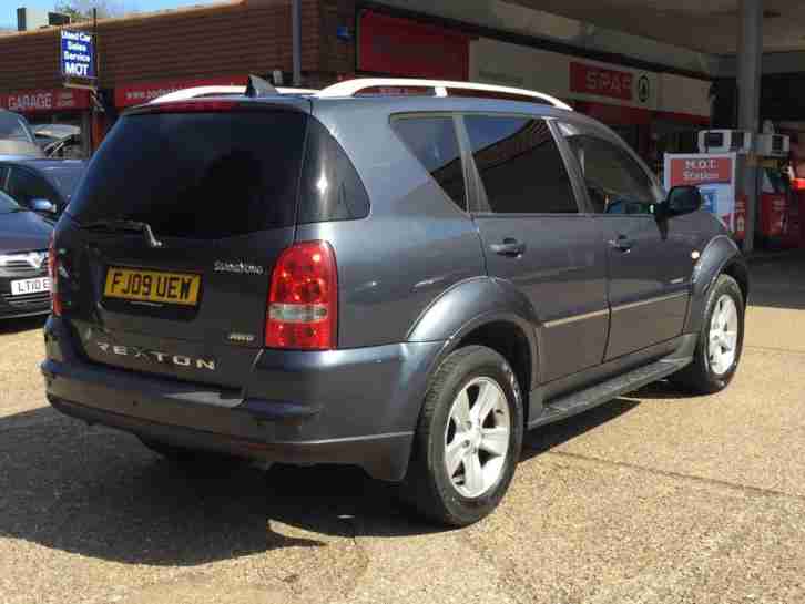 2009 Ssangyong Rexton 2.7TD ( 183bhp ) 4X4 DIESEL AUTO SPR Grey FSH SUPERB!!!!!!