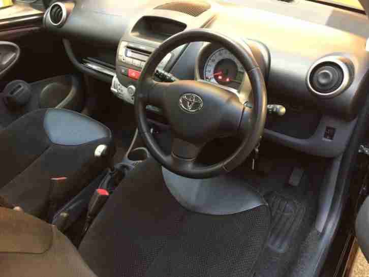 2009 TOYOTA AYGO BLACK VVT-I HATCHBACK PETROL