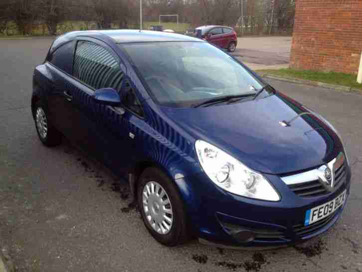 2009 VAUXHALL CORSA CDTI BLUE