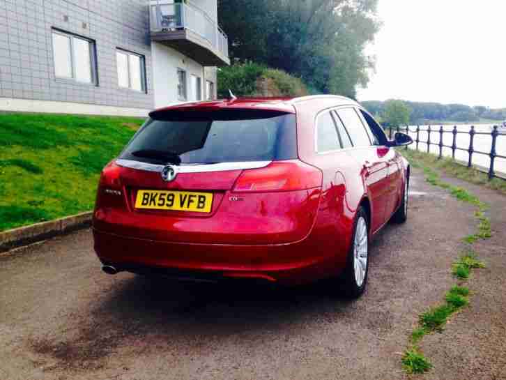 2009 VAUXHALL INSIGNIA ELITE ****FULLY LOADED**** SAT NAV AND LEATHER CDTI RED