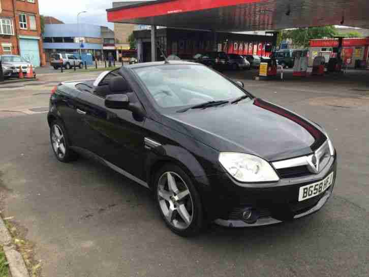 2009 VAUXHALL TIGRA EXCLUSIVE BLACK HEATED LEATHER LOW MILES ALLOYS AIRCON 1.4