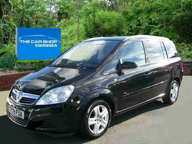 2009 VAUXHALL ZAFIRA 1.6i Active 7 SEAT TWO OWNERS AND BEST COLOUR BLACK