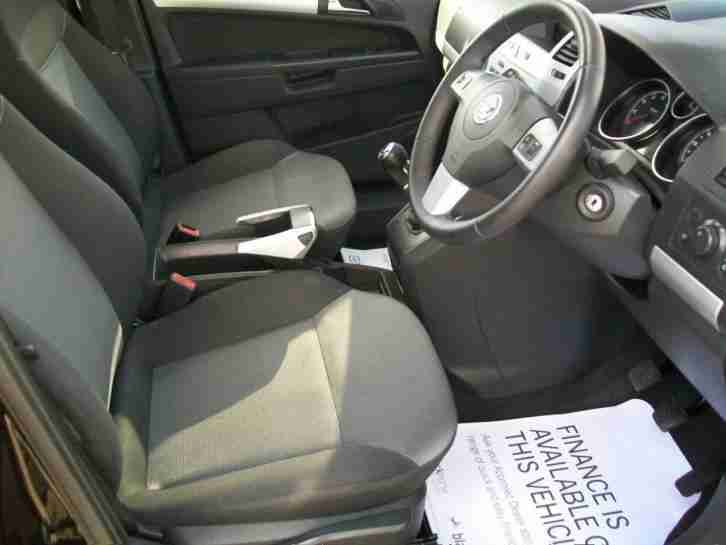 2009 VAUXHALL ZAFIRA 1.6i Active 7 SEAT TWO OWNERS AND BEST COLOUR BLACK