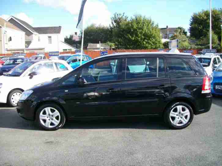2009 VAUXHALL ZAFIRA 1.6i Active 7 SEAT TWO OWNERS AND BEST COLOUR BLACK