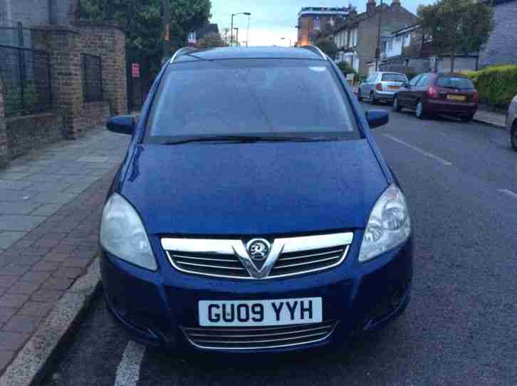 2009 VAUXHALL ZAFIRA BREEZE PLUS CDTI BLUE