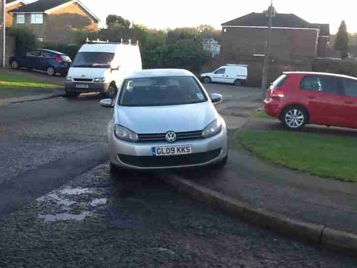 2009 VOLKSWAGEN GOLF SE TDI SILVER - full vw service history - mint condition