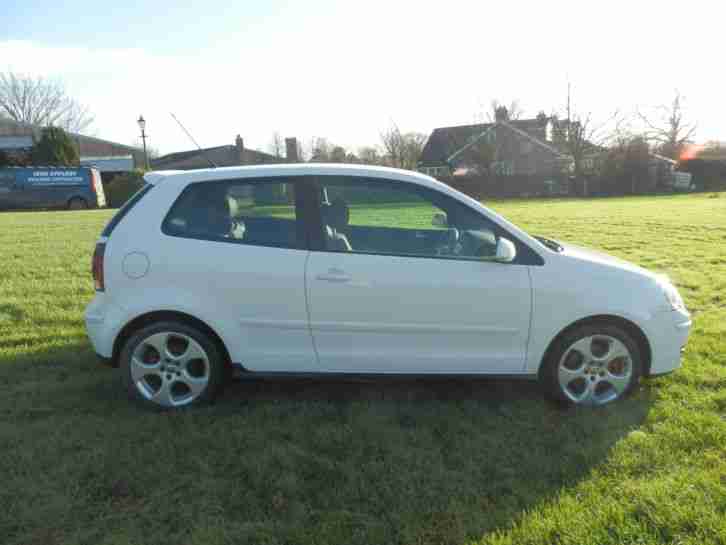 2009 VOLKSWAGEN POLO GTI WHITE