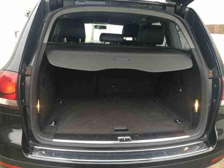 2009 VOLKSWAGEN TOUAREG SE 174 TDI E4 A BLACK sat nav