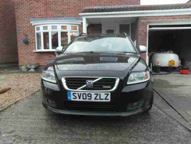 2009 VOLVO V50 R-DESIGN D BLACK ESTATE 09 REG.