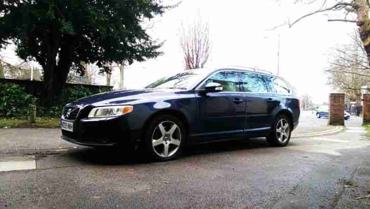 Volvo V70. Volvo car from United Kingdom