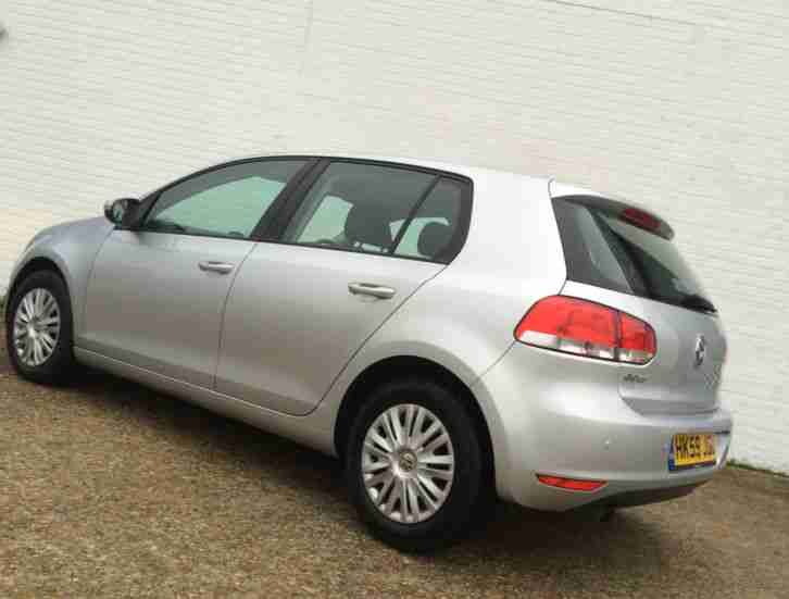 2009 VW VOLKSWAGEN GOLF S TDI SILVER 1.6 DIESEL, £30 YR TAX, LONG MOT !!