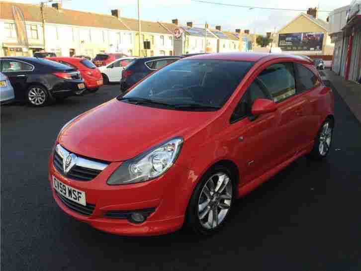 2009 Vauxhall Corsa Petrol Red Manual