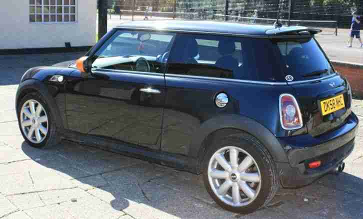 2009 mini cooper s in black 75,000 miles full service history