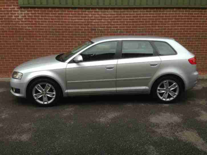 2010 10 AUDI A3 1.6 TDI SPORT 5 DOOR DIESEL,MANUAL,FASH,£20 TAX,1 OWNER CAR