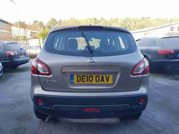 2010 10* NISSAN QASHIQAI ACENTA CVT AUTO LIGHT DAMAGED REPAIRABLE SALVAGE