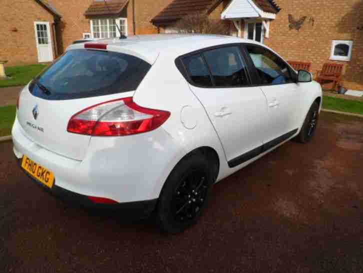 2010 10 RENAULT MEGANE EXPRESSION 1.5 DCI DIESEL 86 WHITE NICE CAR,CHEAP