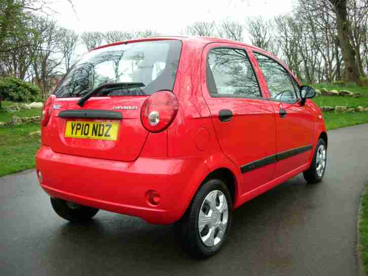 2010 10 Reg Chevrolet Matiz 800cc S. Red. 1 Owner.