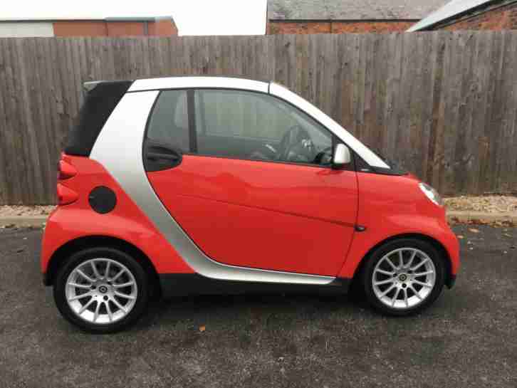 2010 10 Reg Smart Fortwo Cabriolet 1.0 84bhp Automatic Passion