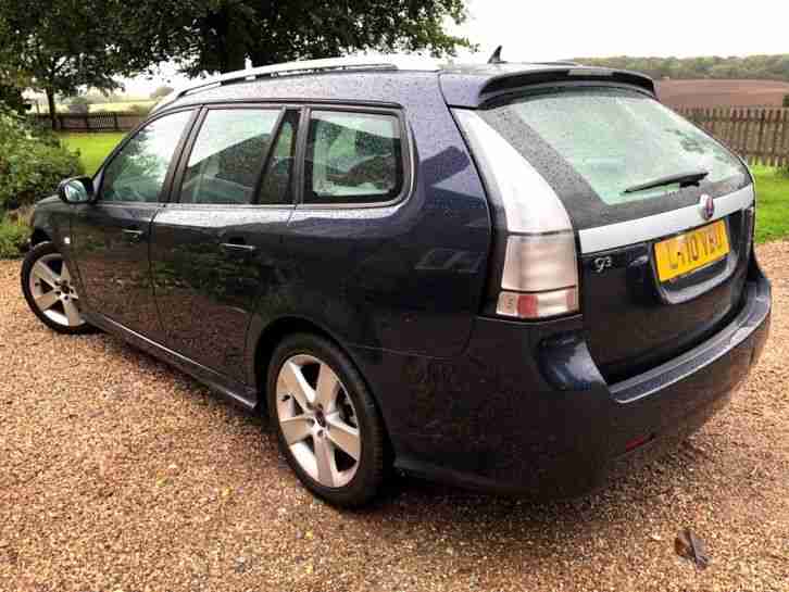 2010 10 SAAB 9-3 TURBO EDITION 1.9 TID 150 ESTATE BLUE DIESEL 2 OWNERS Long MOT