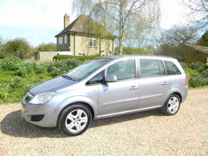 2010 10 VAUXHALL ZAFIRA 1.6 16V EXCLUSIV 7 SEAT 5 DR