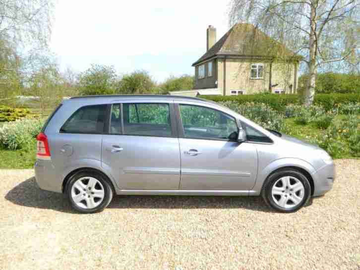 2010 10 VAUXHALL ZAFIRA 1.6 16V EXCLUSIV 7 SEAT 5 DR