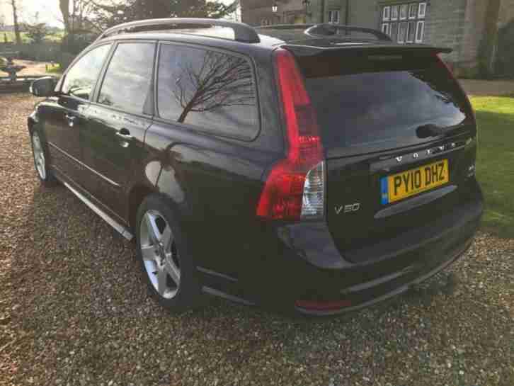 2010 10 VOLVO V50 1.6 D DRIVE R-DESIGN 5D 109 BHP DIESEL