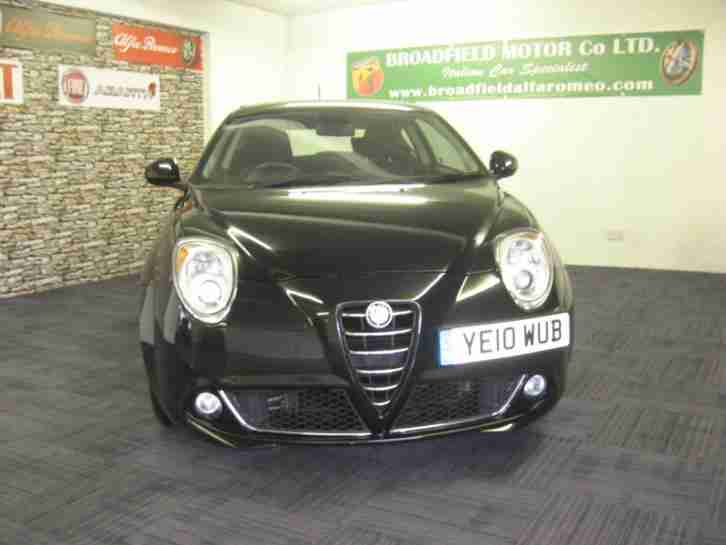 2010 10-reg Alfa Romeo MiTo 1.4 16V Petrol Lusso manual black